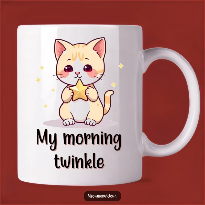 Funny Cat Star Play Mug: Adorable Feline Fun, Perfect Gift for Cat Lovers