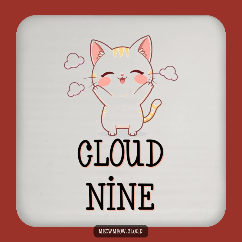 Funny Cloud Juggling Coaster: Playful Protection, Perfect Gift for Tabletop