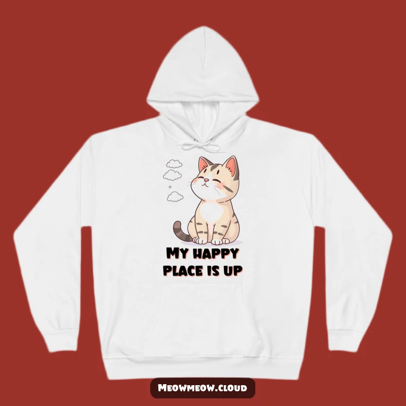Funny Cat Cloud Watching Hoodie: Cozy Comfort for Your Inner Dreamer