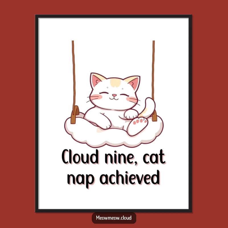 Free Printable Relaxed Cat Wall Art: Funny Downloadable Art for Your Home!