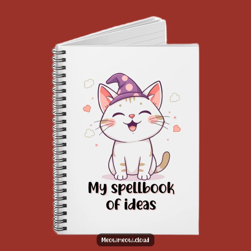 Funny Wizard Cat Notebook: Record Your Spells and Ideas with Enchanting Flair