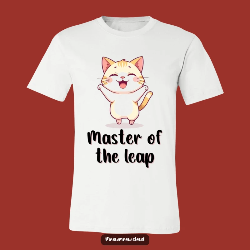 Funny Cat Pounce T-Shirt: Wear Your Joyful Energy with Feline Flair