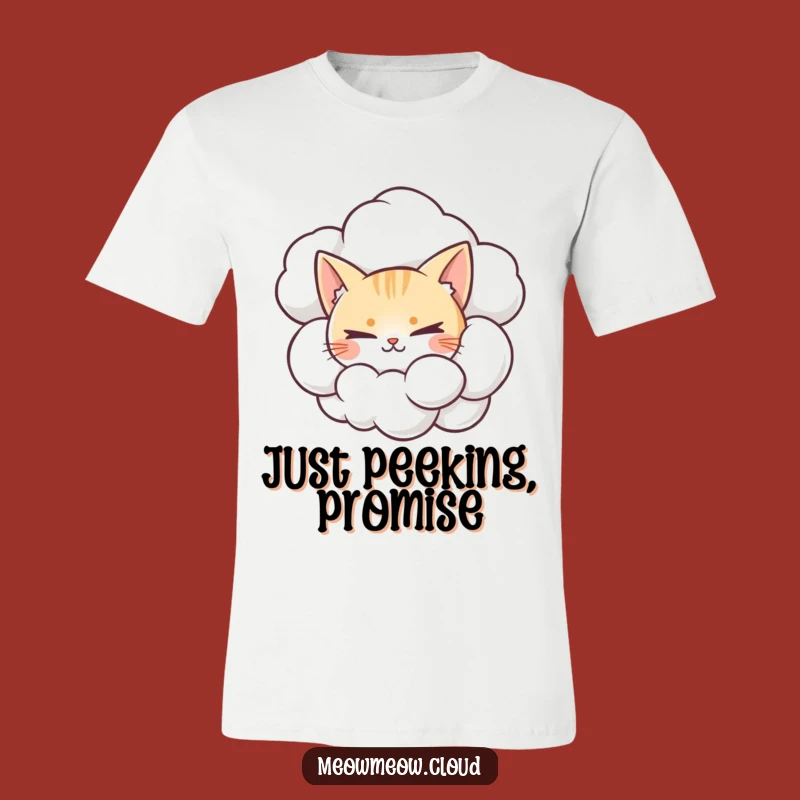 Funny Mischievous Cat T-Shirt, Hilarious Cumulonimbus Tee for Cat Fans