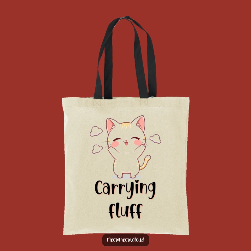 Funny Cloud Juggling Tote Bag: Playful Accessory, Perfect Gift for Everyday Fun