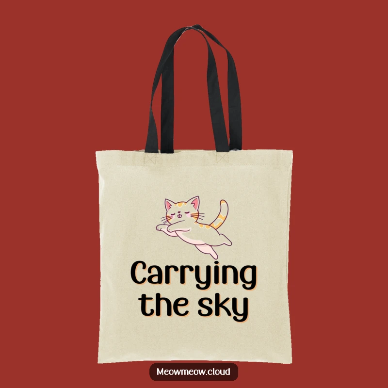 Funny Leaping Cat Tote Bag: Carry Your Momentum with This Stylish Accessory